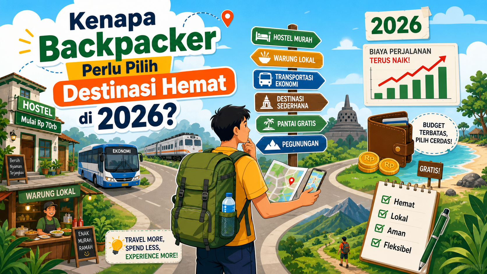 Kenapa Backpacker Perlu Pilih Destinasi Hemat di 2026? - liburan