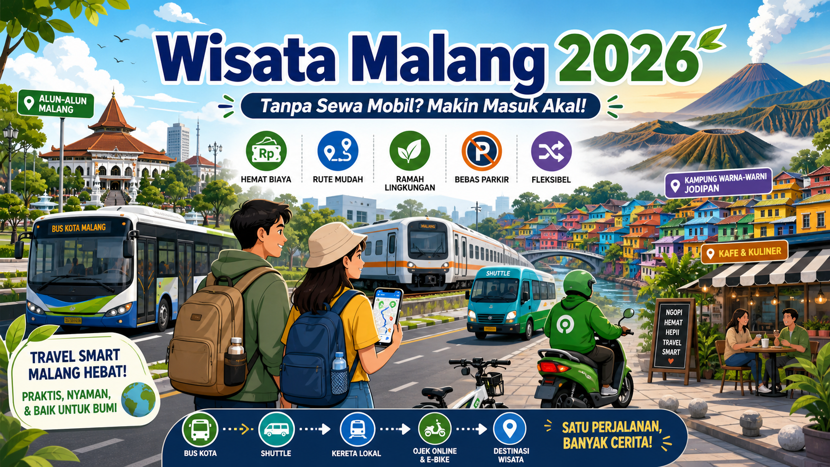 Kenapa Wisata Malang 2026 Tanpa Sewa Mobil Makin Masuk Akal? - malang