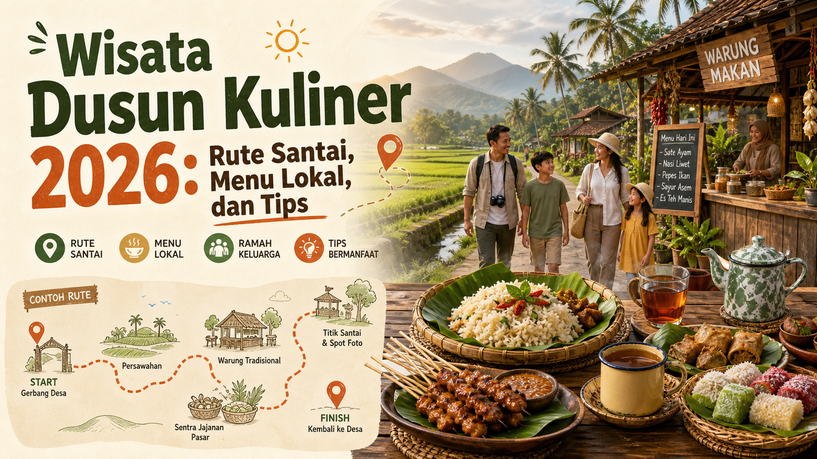 kuliner - Wisata Dusun Kuliner 2026: Rute Santai, Menu Lokal, dan Tips