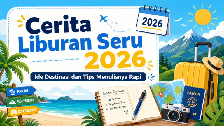 liburan - Cerita Liburan Seru 2026: Ide Destinasi dan Tips Menulisnya Rapi