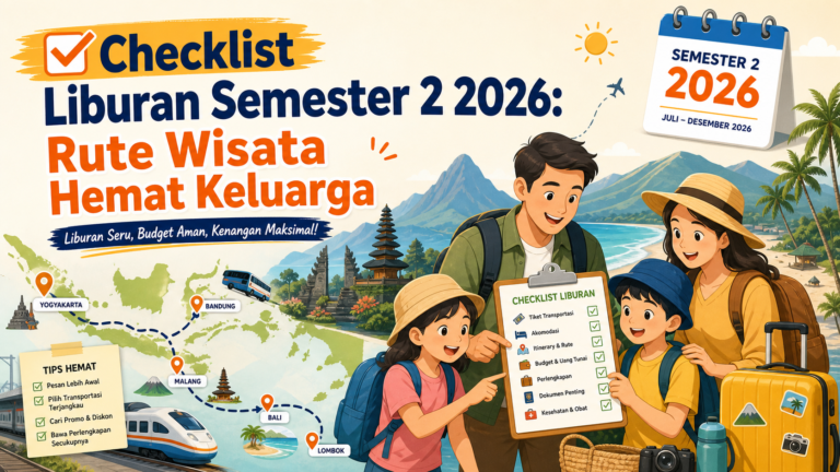 liburan - Checklist Liburan Semester 2 2026: Rute Wisata Hemat Keluarga
