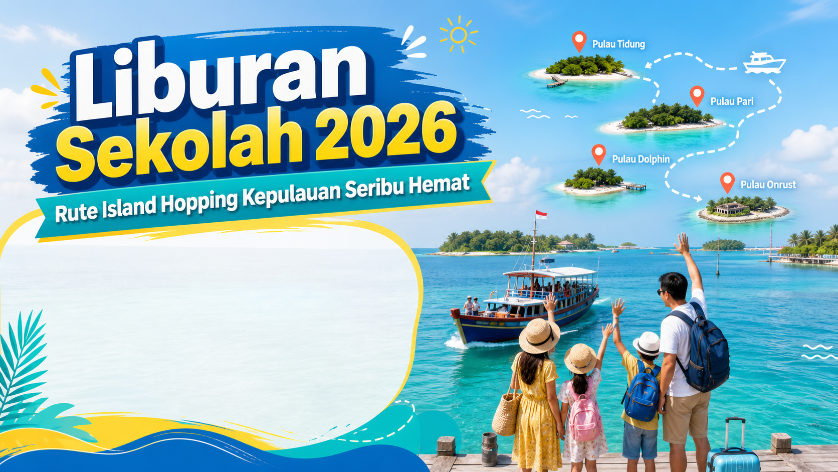 liburan - Liburan Sekolah 2026: Rute Island Hopping Kepulauan Seribu Hemat