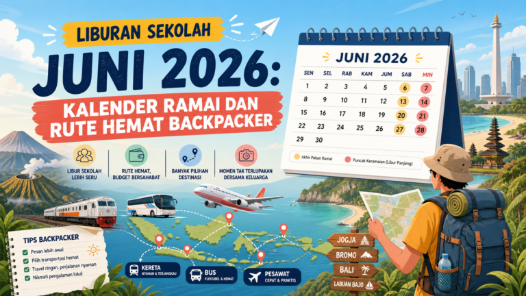 liburan - Liburan Sekolah Juni 2026: Kalender Ramai dan Rute Hemat Backpacker