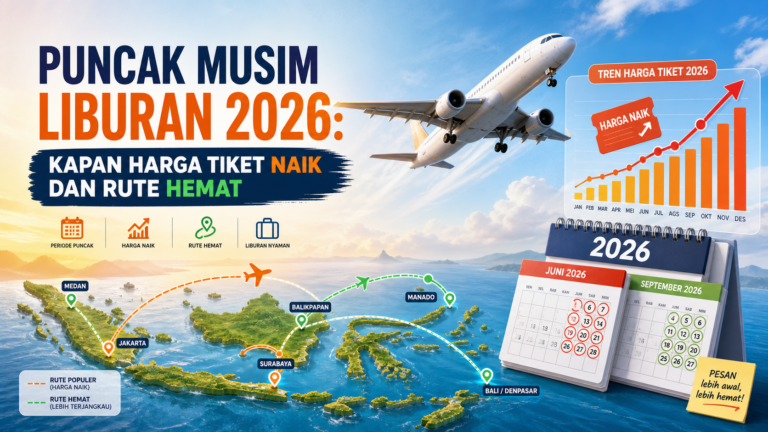 liburan - Puncak Musim Liburan 2026: Kapan Harga Tiket Naik dan Rute Hemat