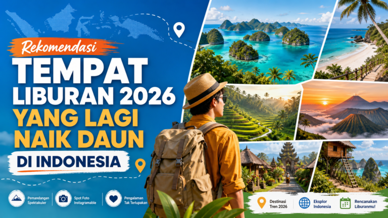 liburan - Rekomendasi Tempat Liburan 2026 yang Lagi Naik Daun di Indonesia