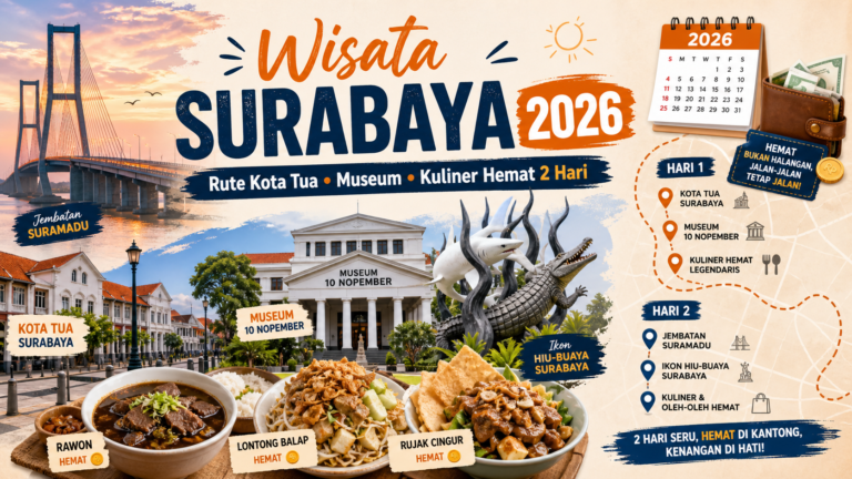 surabaya - Wisata Surabaya 2026: Rute Kota Tua, Museum, Kuliner Hemat 2 Hari