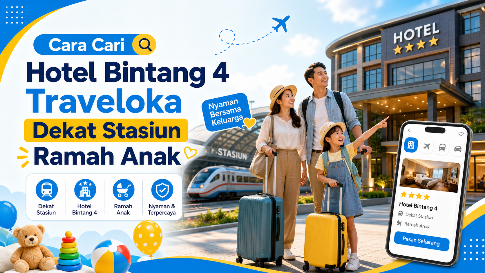 traveloka - Cara Cari Hotel Bintang 4 Traveloka Dekat Stasiun Ramah Anak