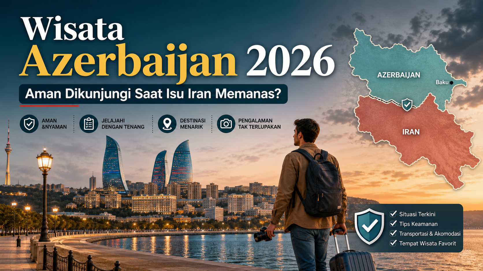 Wisata Azerbaijan 2026: Aman Dikunjungi Saat Isu Iran Memanas? - azerbaijan