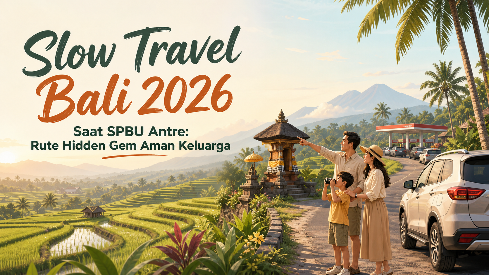 bali - Slow Travel Bali 2026 Saat SPBU Antre: Rute Hidden Gem Aman Keluarga