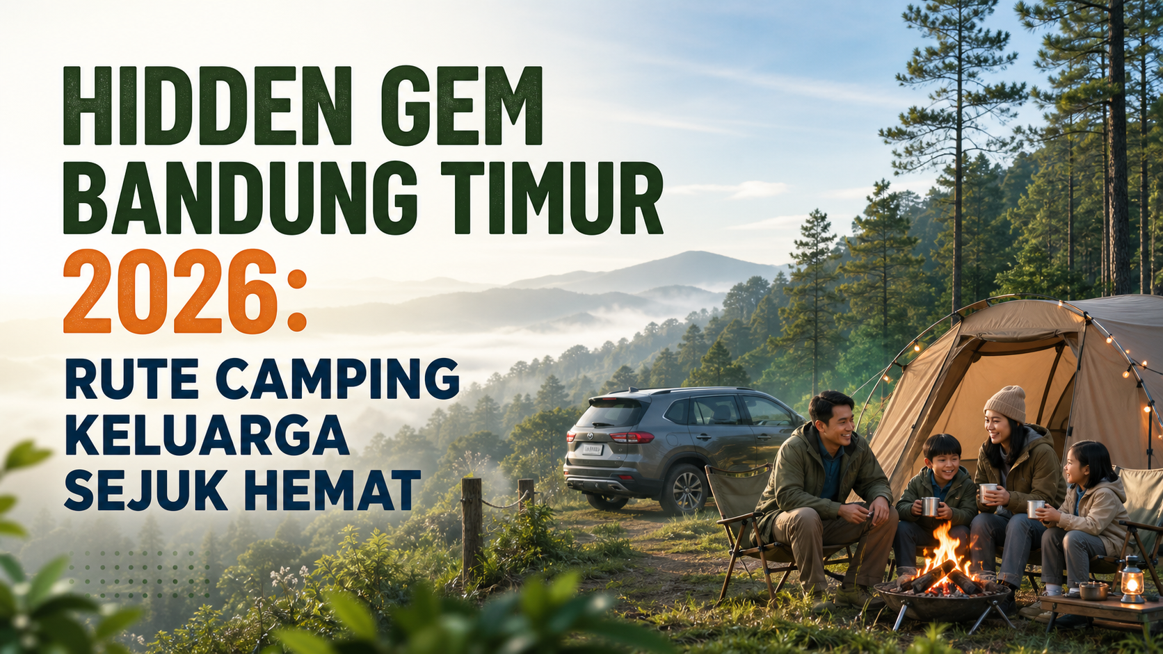 bandung - Hidden Gem Bandung Timur 2026: Rute Camping Keluarga Sejuk Hemat