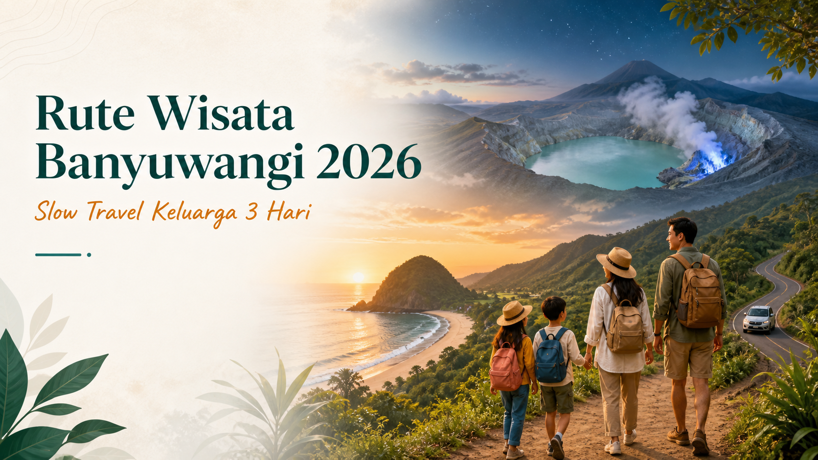 banyuwangi - Rute Wisata Banyuwangi 2026: Slow Travel Keluarga 3 Hari