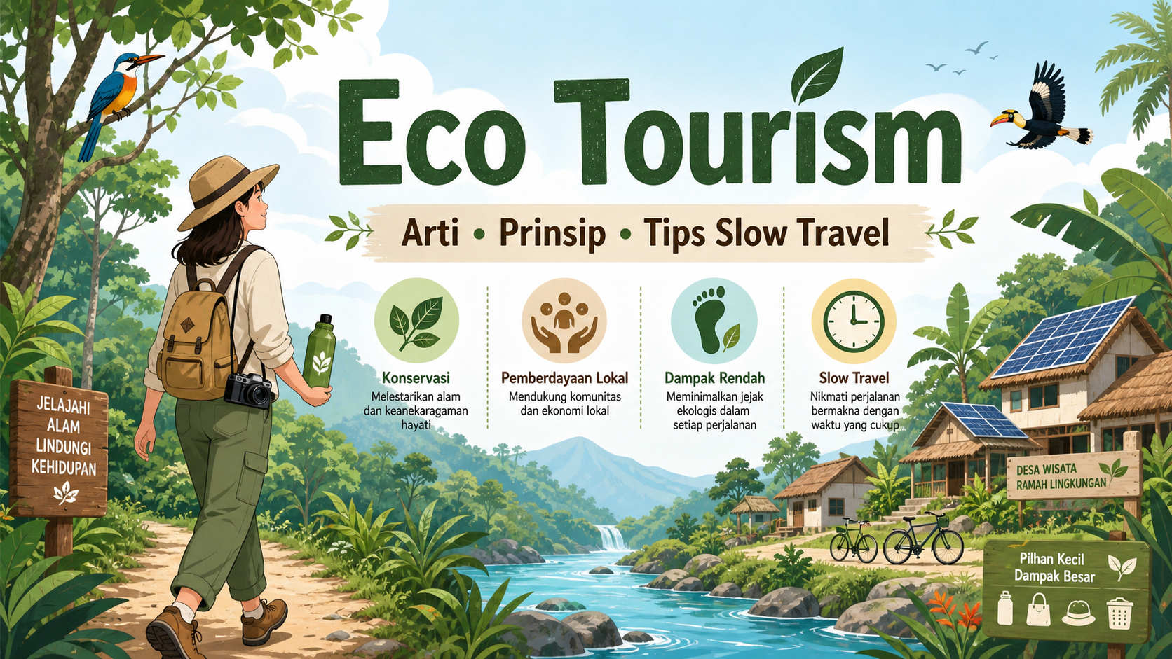 Eco Tourism Definition: Arti, Prinsip, dan Tips Slow Travel - ekowisata