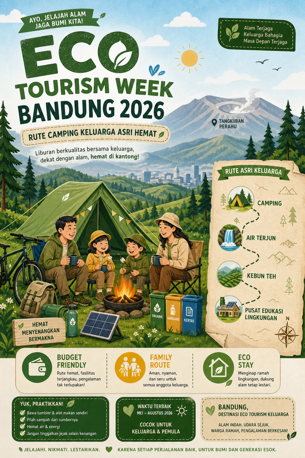 Eco Tourism Week Bandung 2026: Rute Camping Keluarga Asri Hemat - bandung