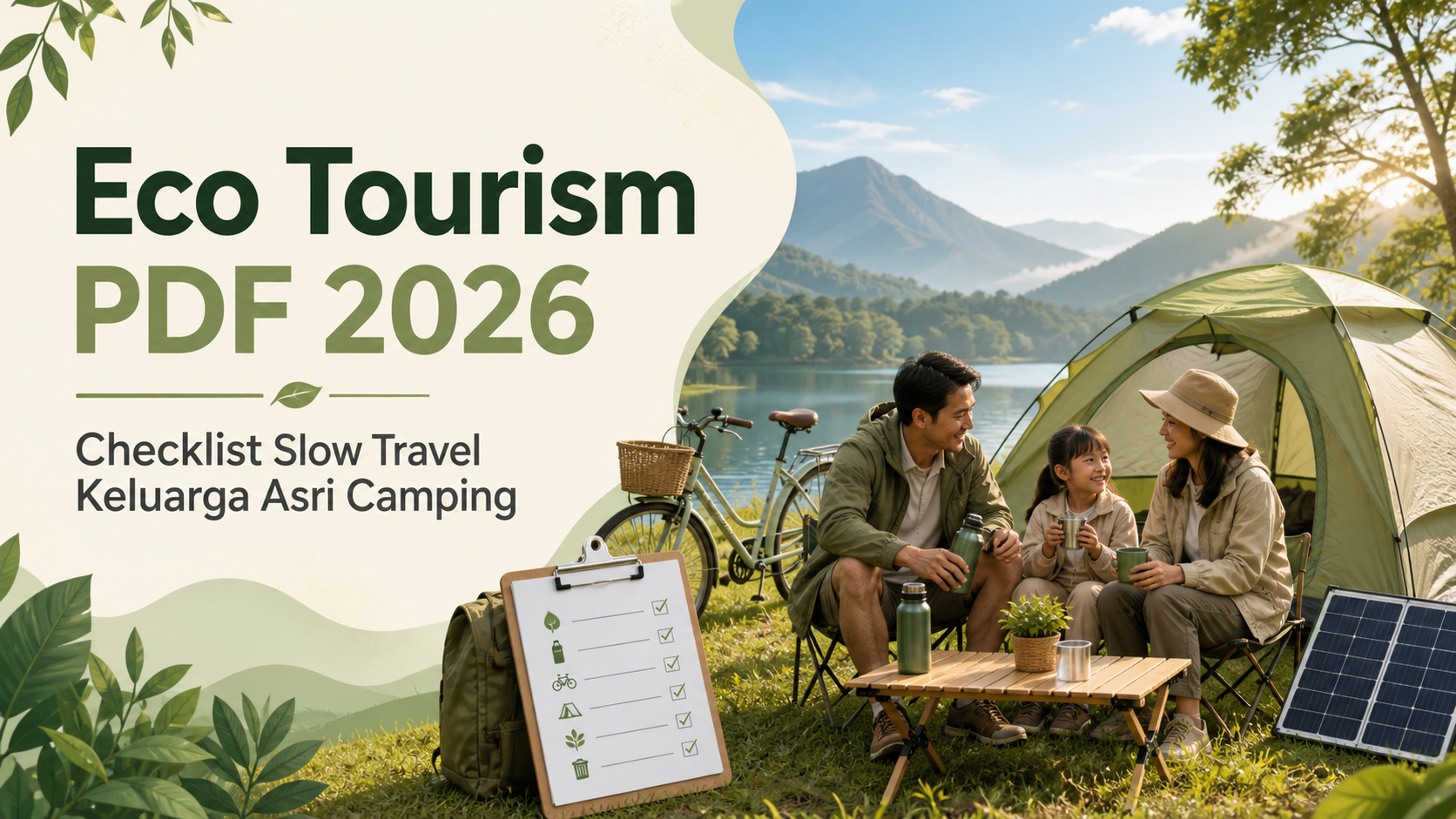 ecotourism - Eco Tourism PDF 2026: Checklist Slow Travel Keluarga Asri Camping