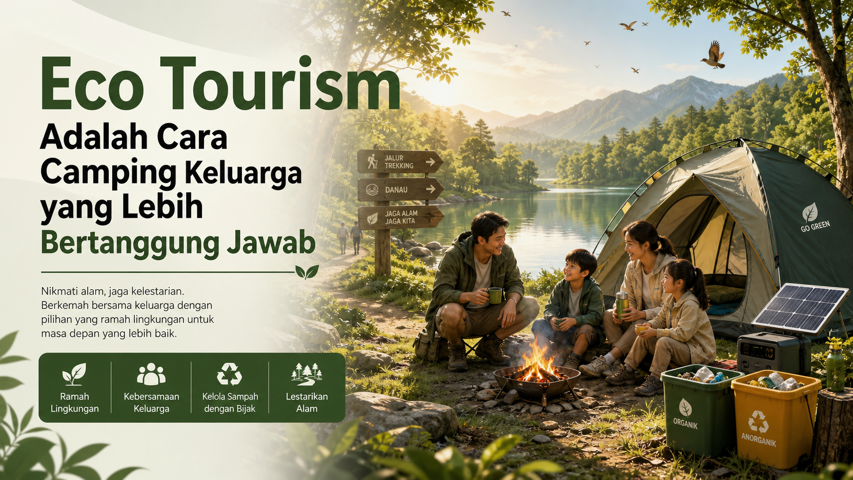 ekowisata - Eco Tourism Adalah Cara Camping Keluarga yang Lebih Bertanggung Jawab