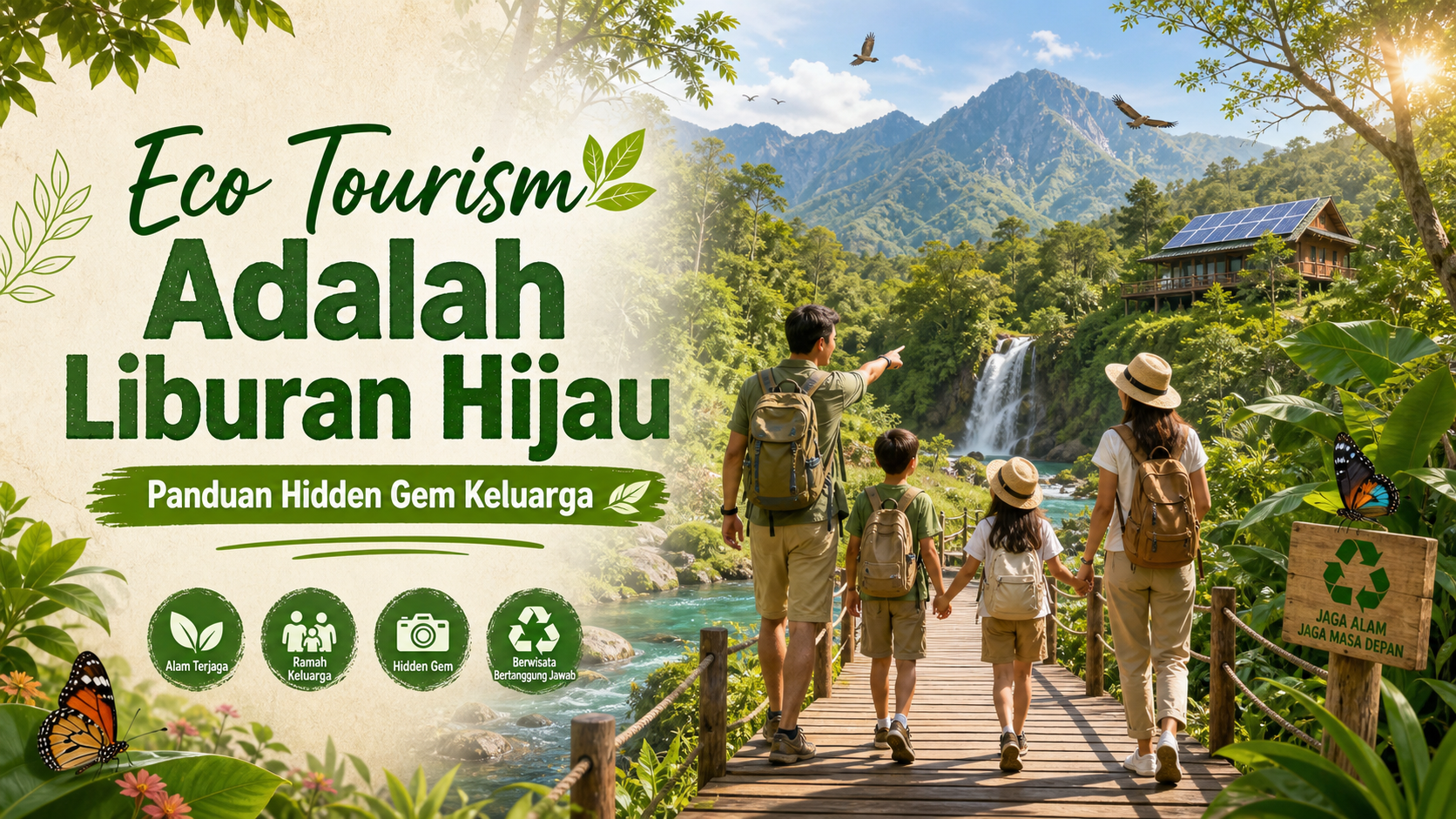 ekowisata - Eco Tourism Adalah Liburan Hijau: Panduan Hidden Gem Keluarga