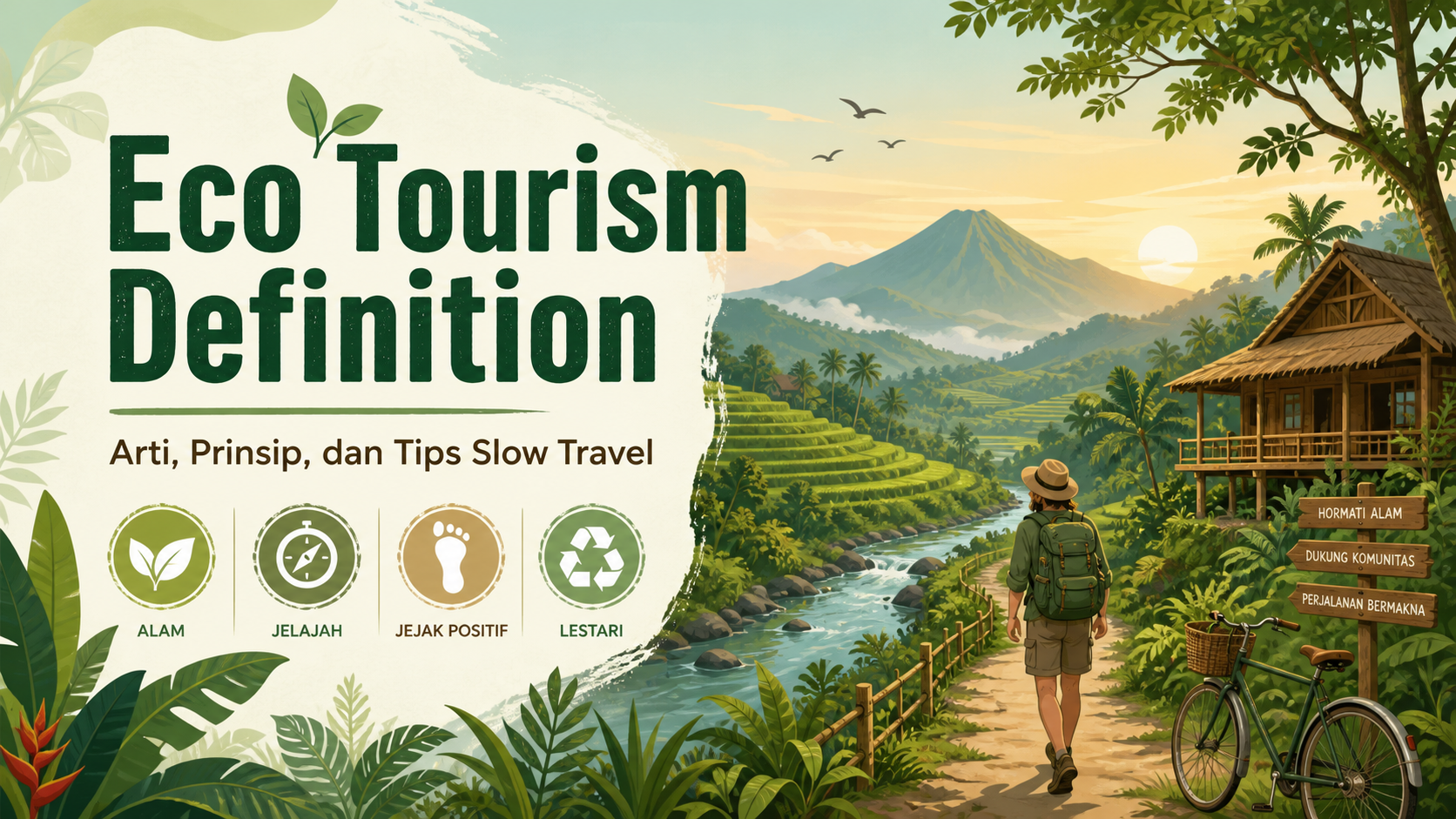 ekowisata - Eco Tourism Definition: Arti, Prinsip, dan Tips Slow Travel
