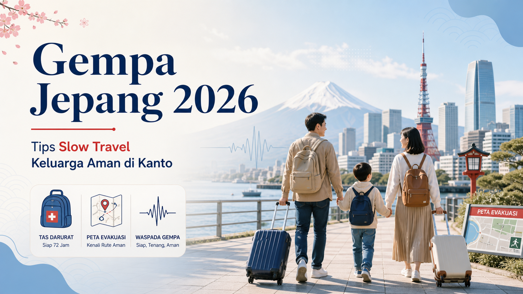 jepang - Gempa Jepang 2026: Tips Slow Travel Keluarga Aman di Kanto