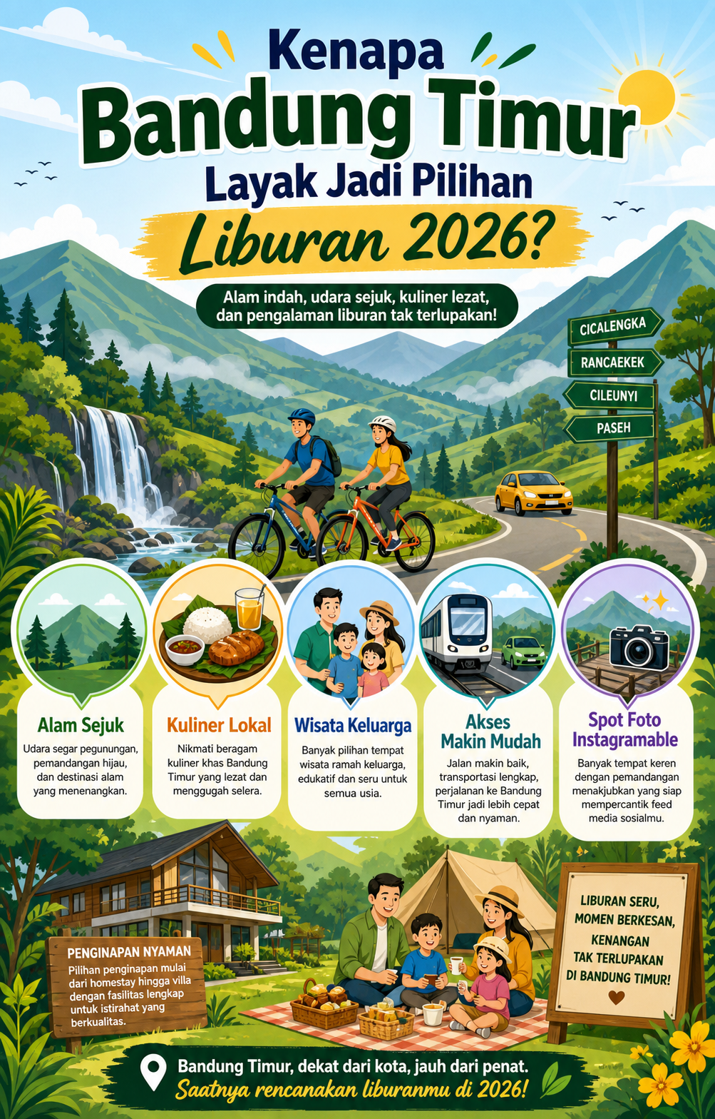 Kenapa Bandung Timur Layak Jadi Pilihan Liburan 2026? - bandung
