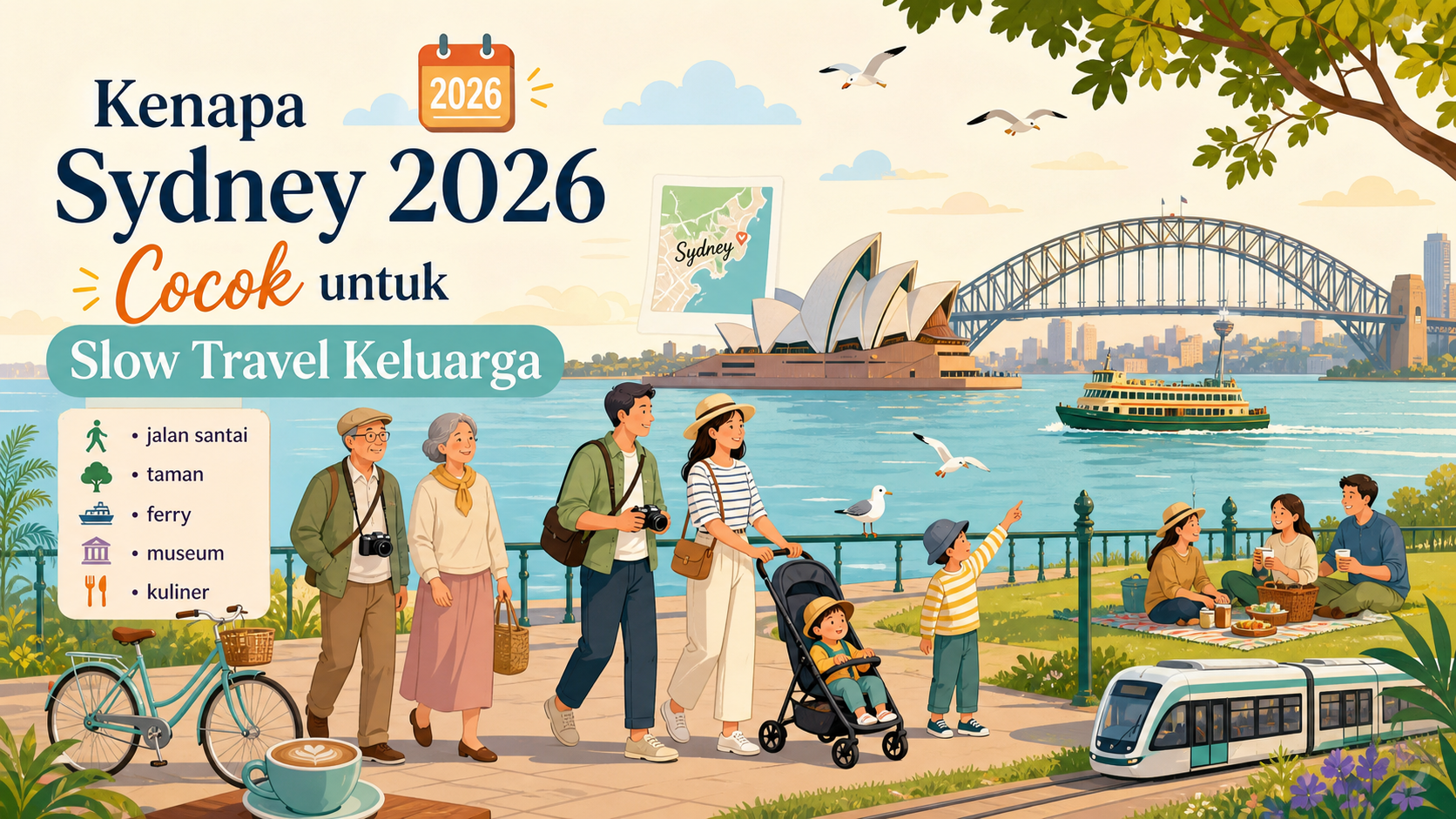 Kenapa Sidney 2026 Cocok untuk Slow Travel Keluarga - sidney