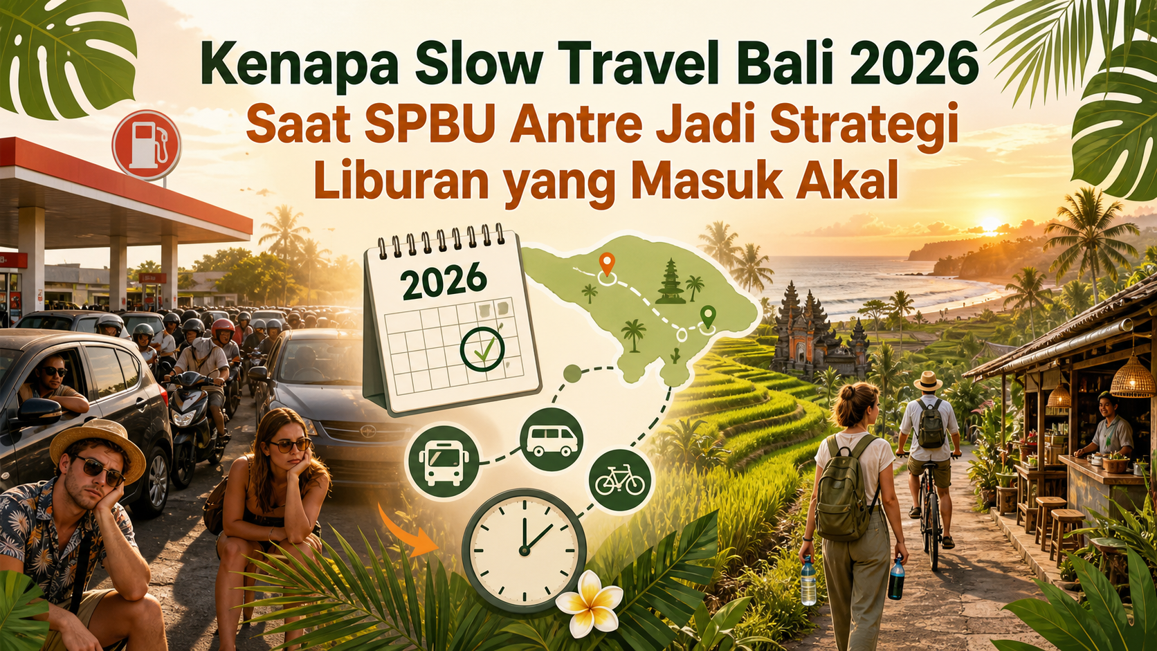 Kenapa Slow Travel Bali 2026 Saat SPBU Antre Jadi Strategi Liburan yang Masuk Akal - bali