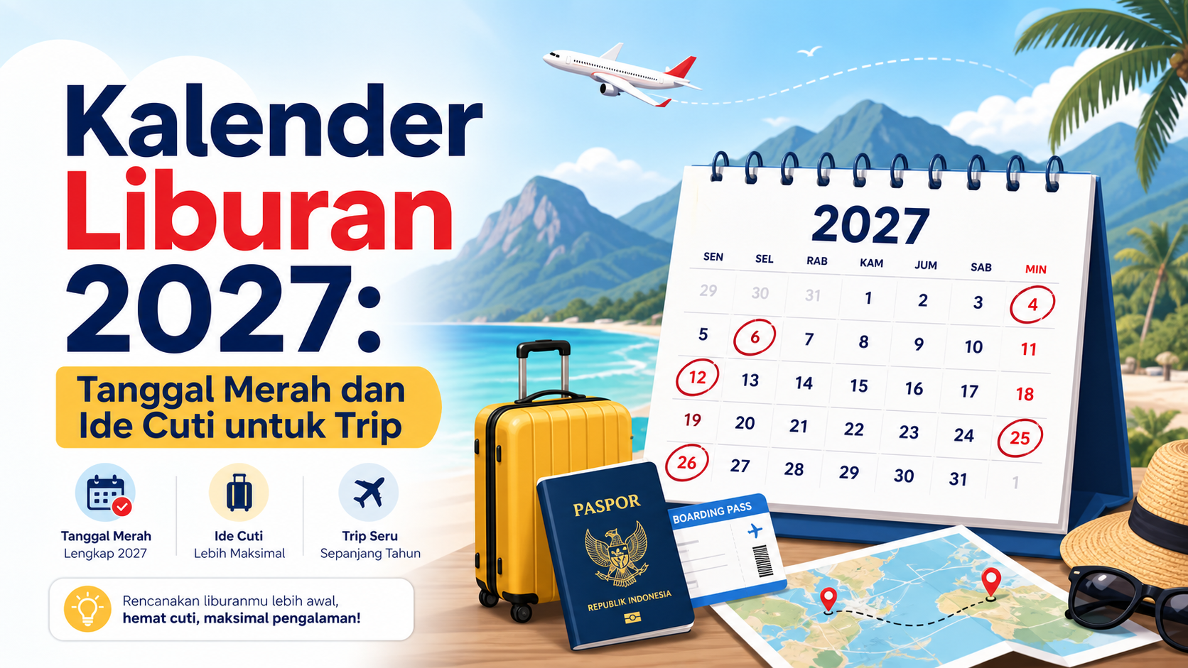 liburan - Kalender Liburan 2027: Tanggal Merah dan Ide Cuti untuk Trip