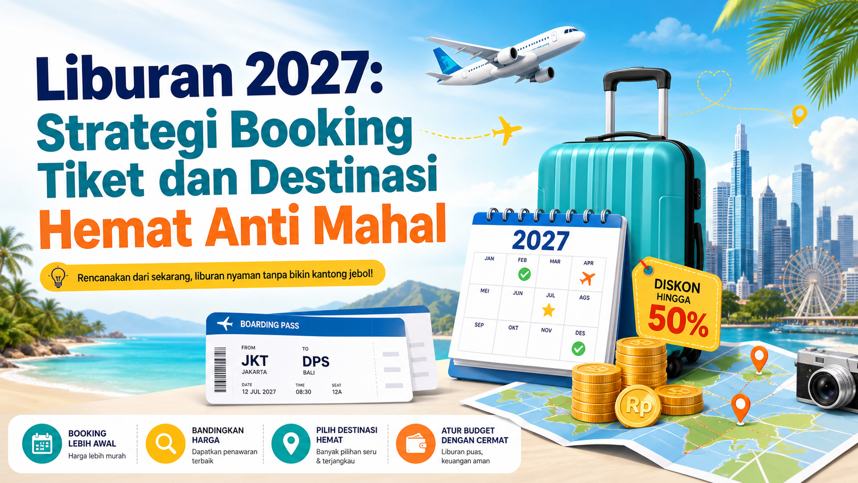 liburan - Liburan 2027: Strategi Booking Tiket dan Destinasi Hemat Anti Mahal