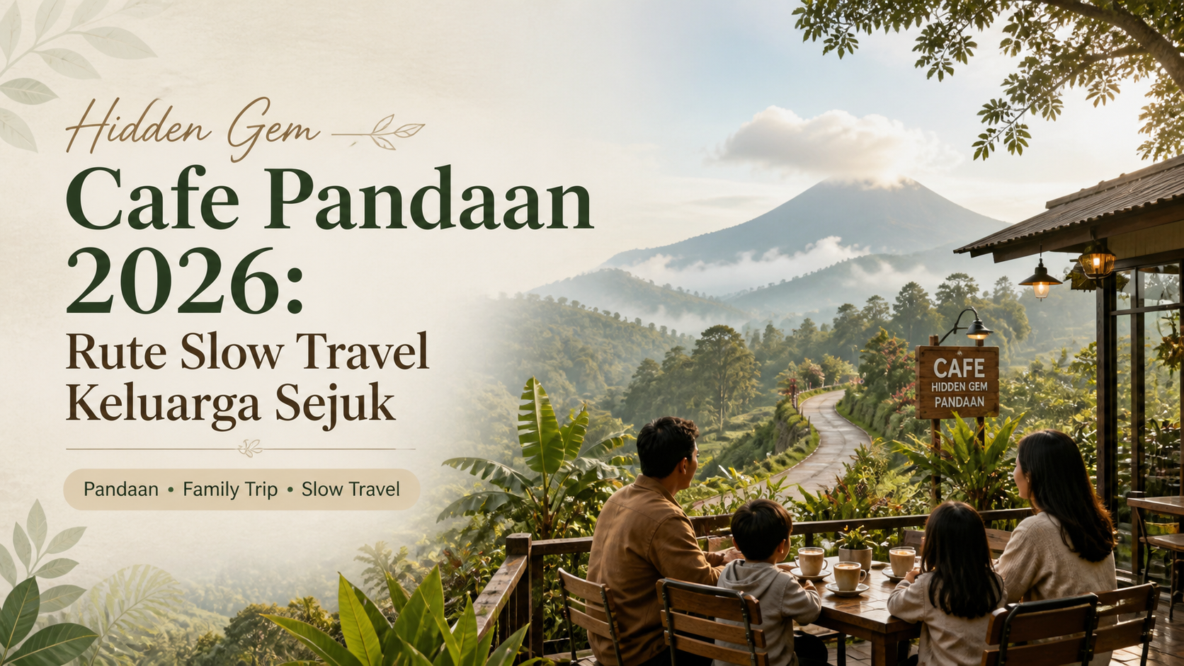 pandaan - Hidden Gem Cafe Pandaan 2026: Rute Slow Travel Keluarga Sejuk