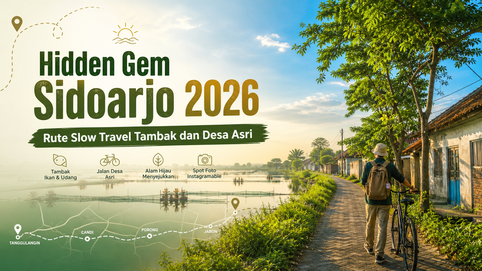 sidoarjo - Hidden Gem Sidoarjo 2026: Rute Slow Travel Tambak dan Desa Asri