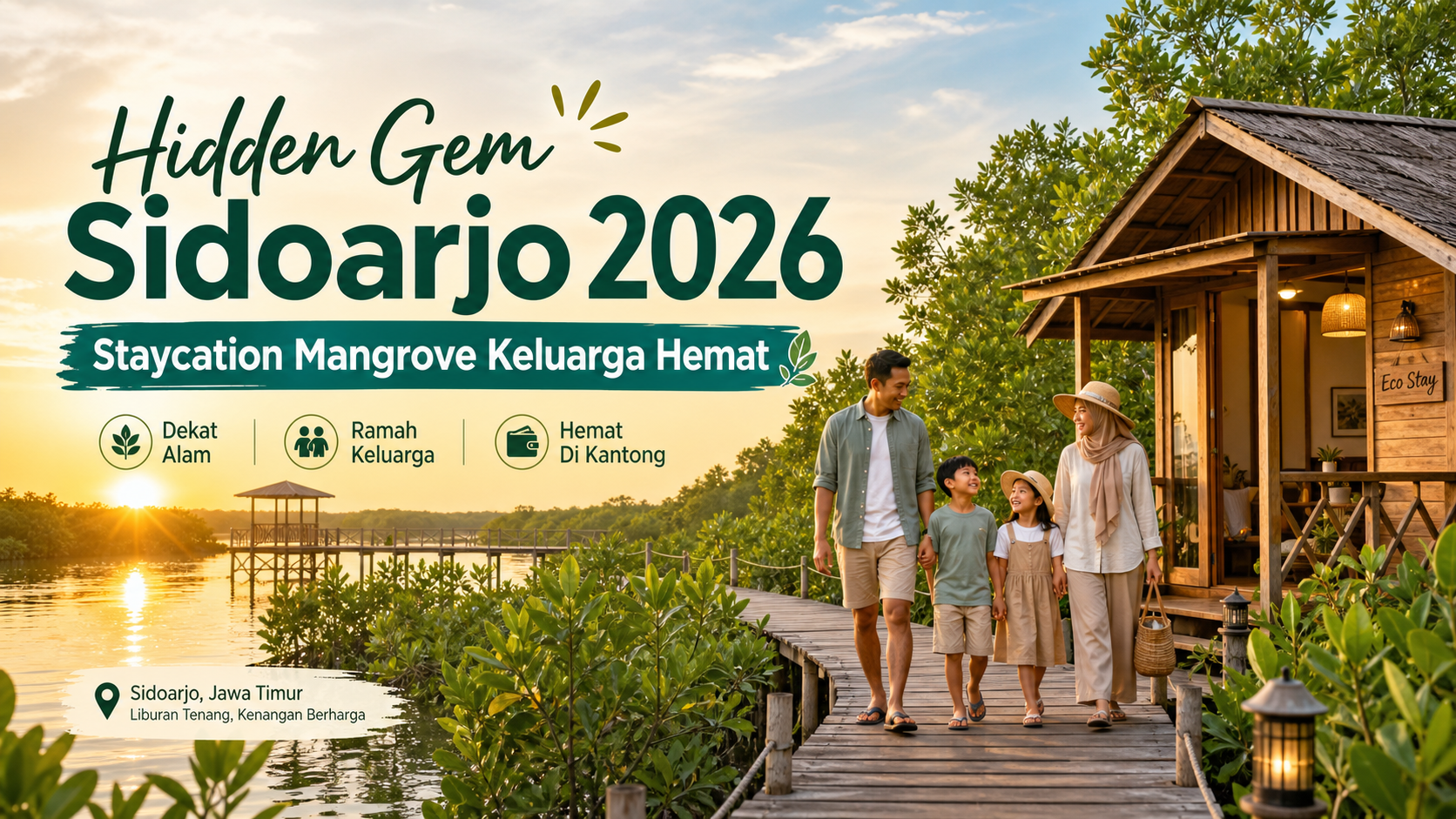 sidoarjo - Hidden Gem Sidoarjo 2026: Staycation Mangrove Keluarga Hemat