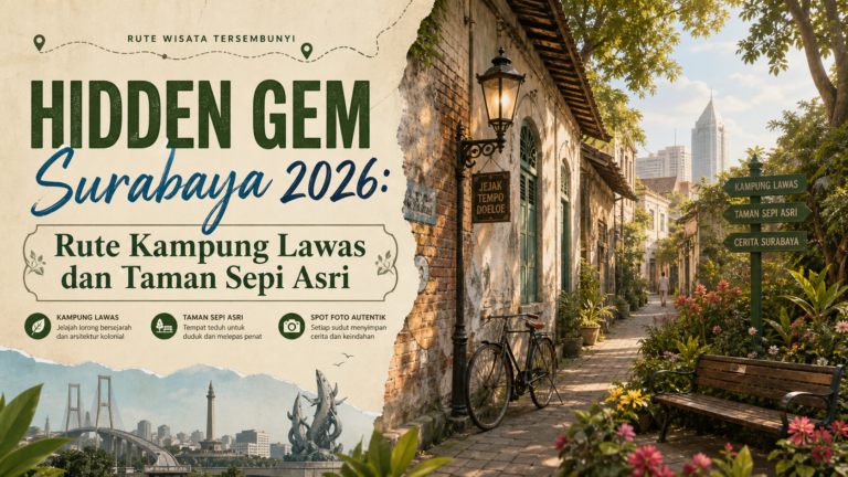 surabaya - Hidden Gem Surabaya 2026: Rute Kampung Lawas dan Taman Sepi Asri