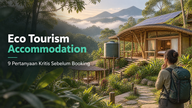akomodasi - Eco Tourism Accommodation: 9 Pertanyaan Kritis Sebelum Booking