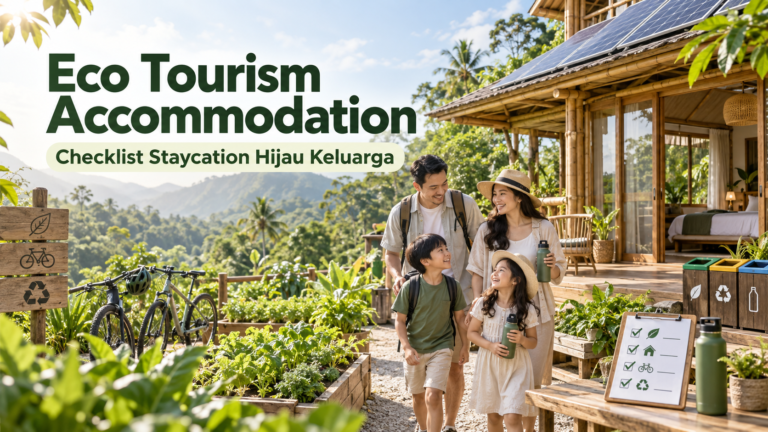akomodasi - Eco Tourism Accommodation: Checklist Staycation Hijau Keluarga