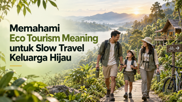 ecotourism - Memahami Eco Tourism Meaning untuk Slow Travel Keluarga Hijau