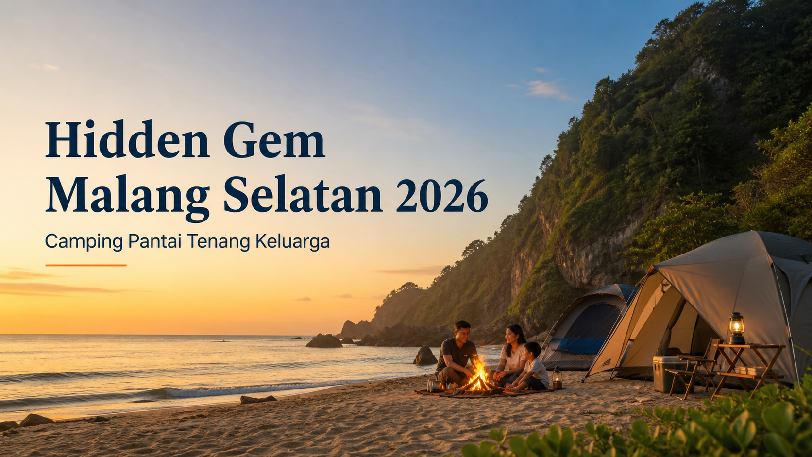 malang - Hidden Gem Malang Selatan 2026: Camping Pantai Tenang Keluarga