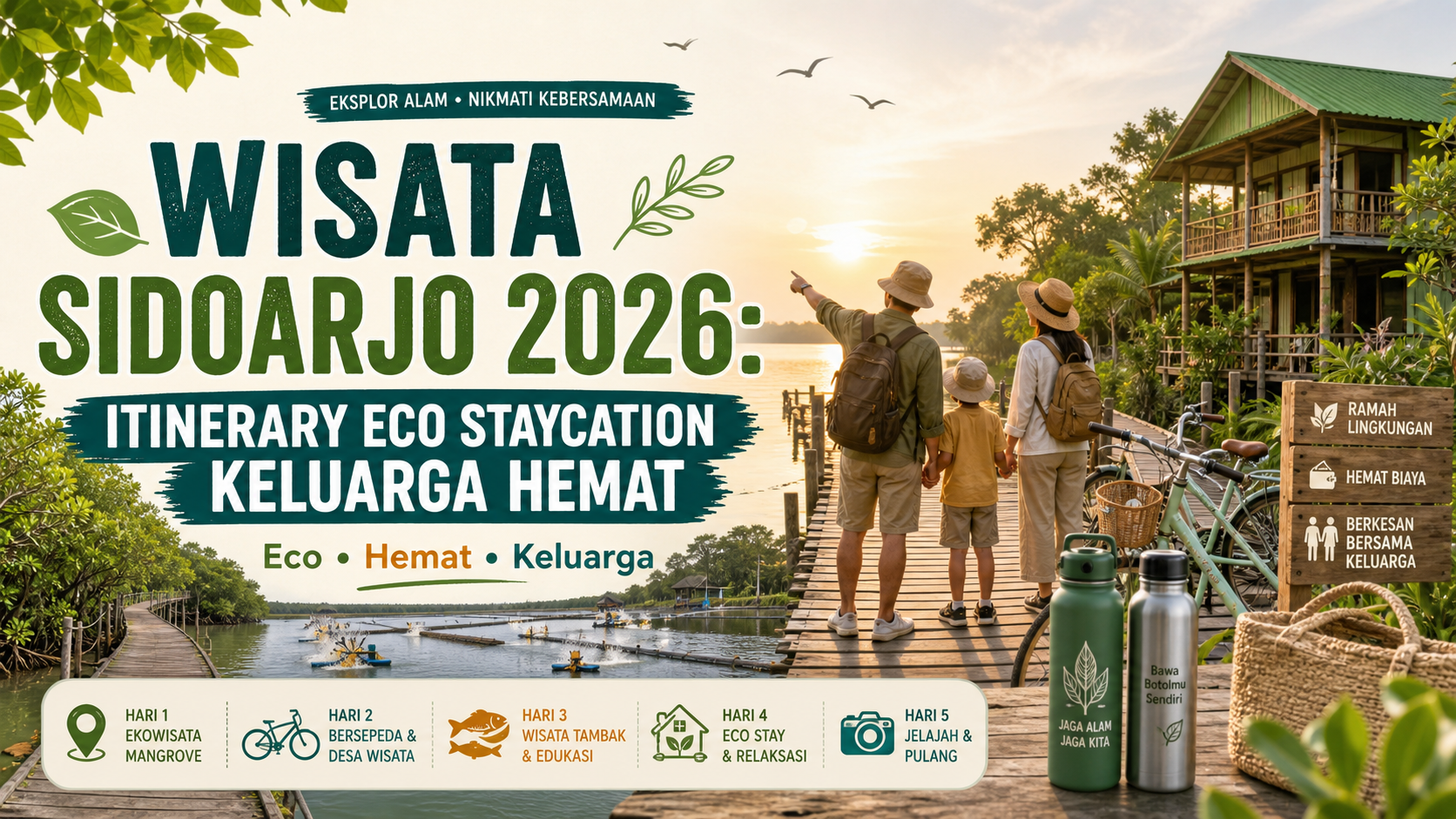 sidoarjo - Wisata Sidoarjo 2026: Itinerary Eco Staycation Keluarga Hemat
