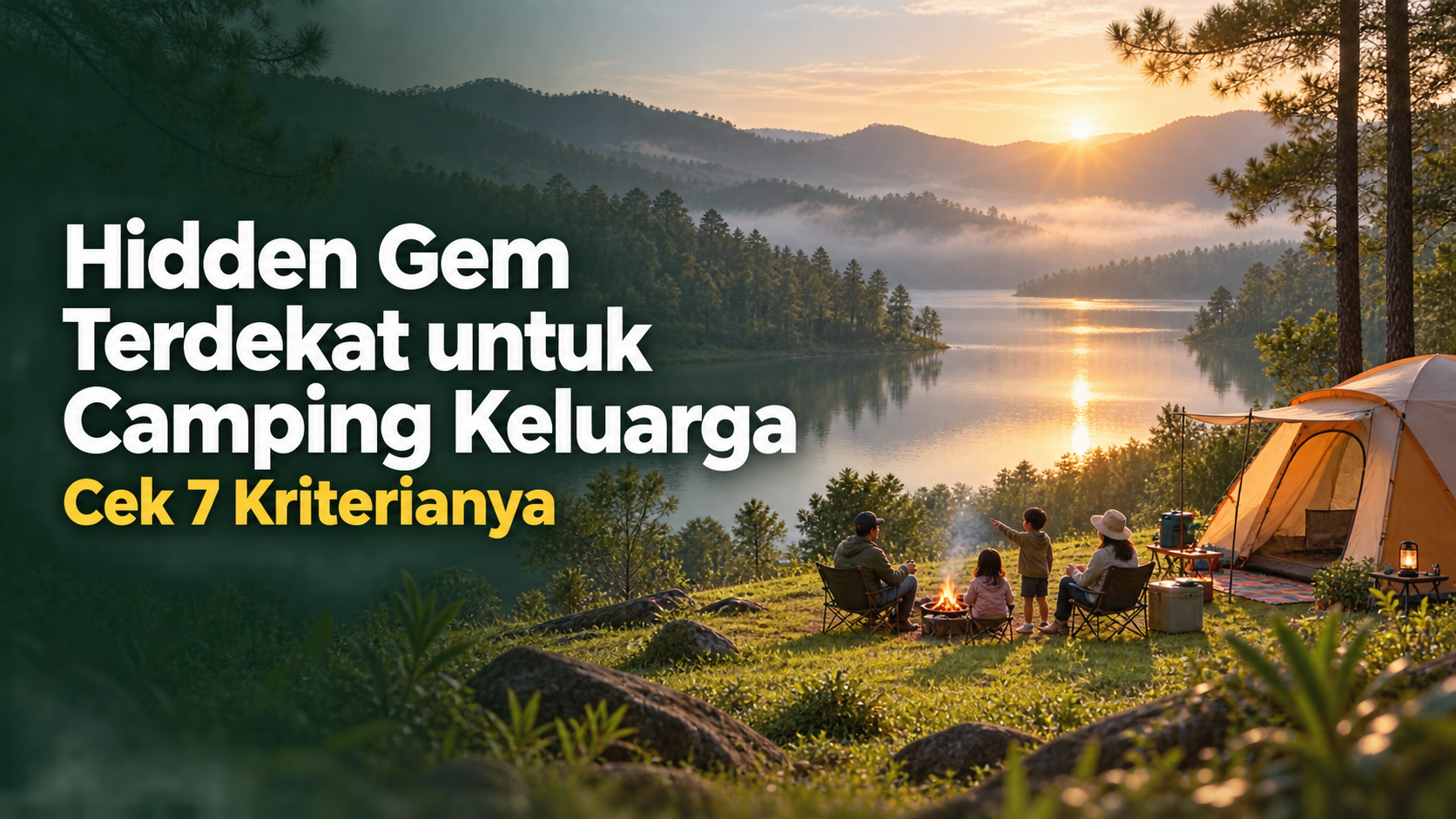 camping - Hidden Gem Terdekat untuk Camping Keluarga, Cek 7 Kriterianya
