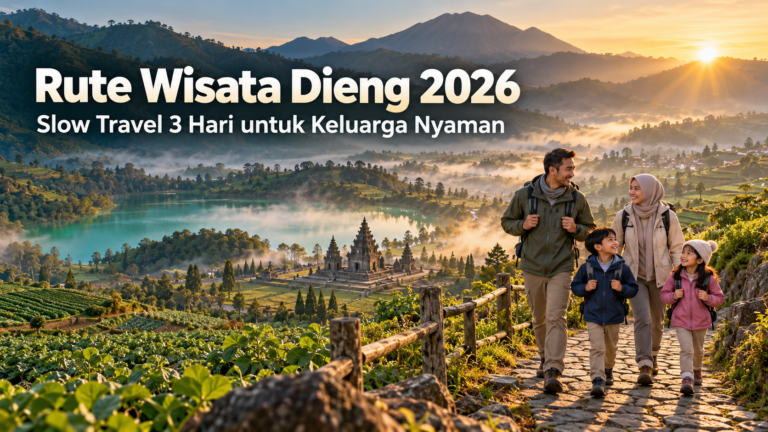 dieng - Rute Wisata Dieng 2026: Slow Travel 3 Hari untuk Keluarga Nyaman