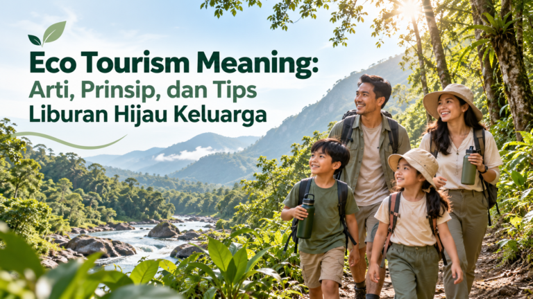 ekowisata - Eco Tourism Meaning: Arti, Prinsip, dan Tips Liburan Hijau Keluarga