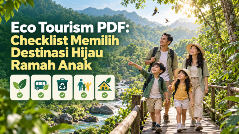 ekowisata - Eco Tourism PDF: Checklist Memilih Destinasi Hijau Ramah Anak