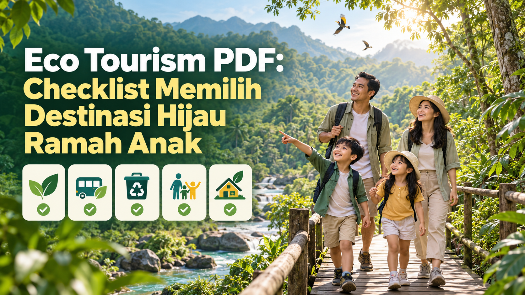 ekowisata - Eco Tourism PDF: Checklist Memilih Destinasi Hijau Ramah Anak