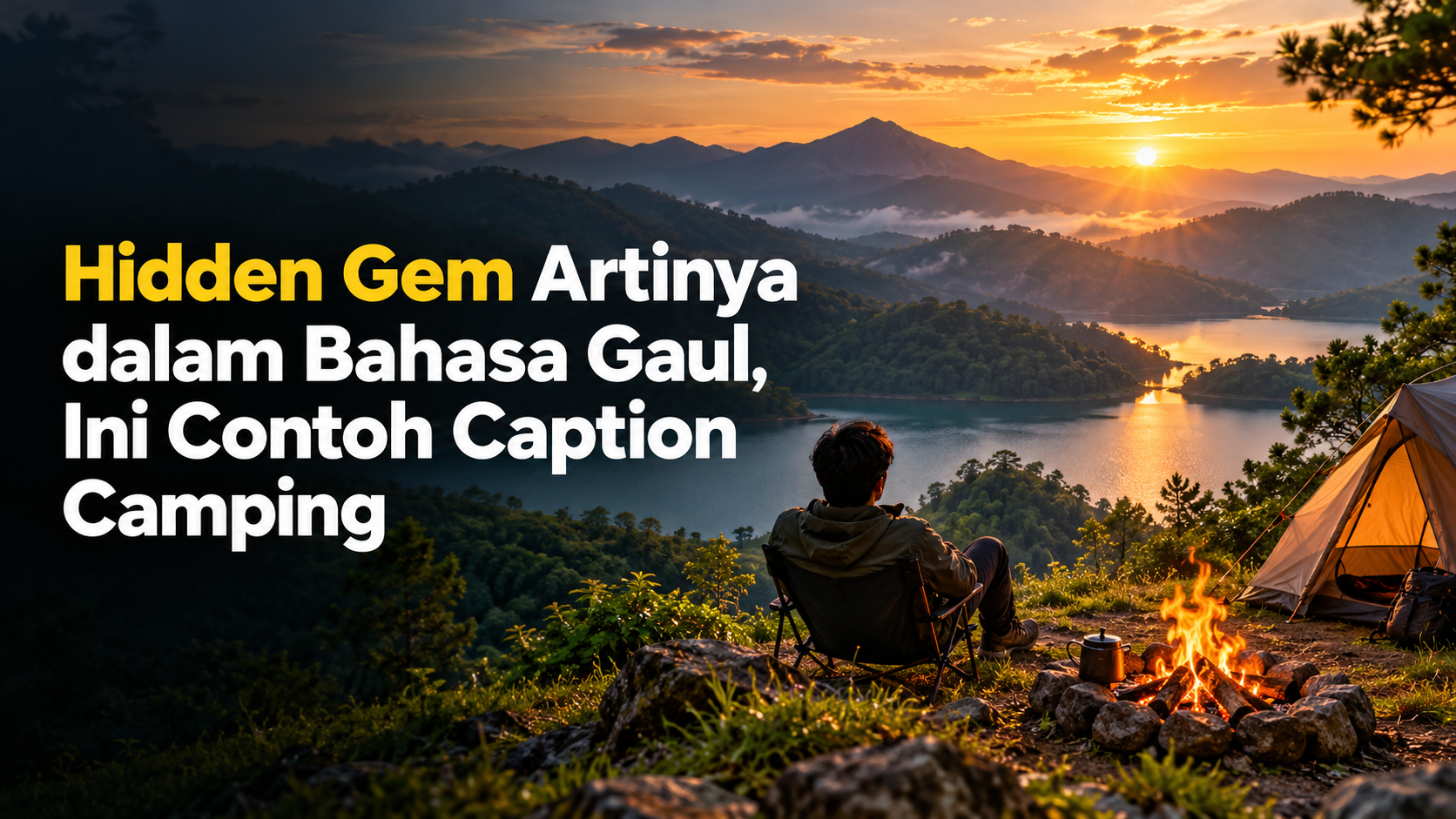 hidden - Hidden Gem Artinya dalam Bahasa Gaul, Ini Contoh Caption Camping