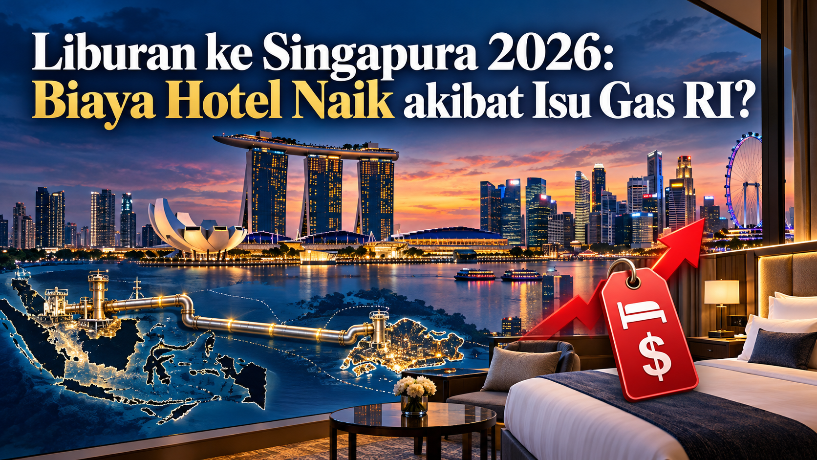 singapura - Liburan ke Singapura 2026: Biaya Hotel Naik akibat Isu Gas RI?